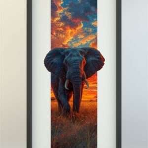 African elephant frame